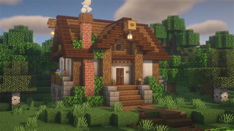 minecraft cozy cottage tutorial.
